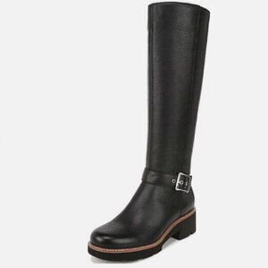 Naturalizer Women's Darry Tall Water Repellent Knee High Boot Size  9 wide calf